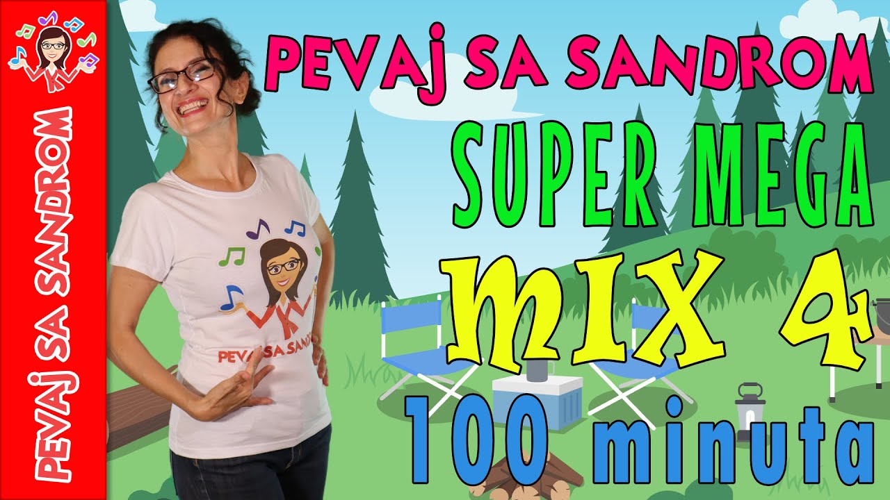 💖 Super MEGA MIX 4 💖 Pevaj Sa Sandrom | Dečije pesme | Dečije priče