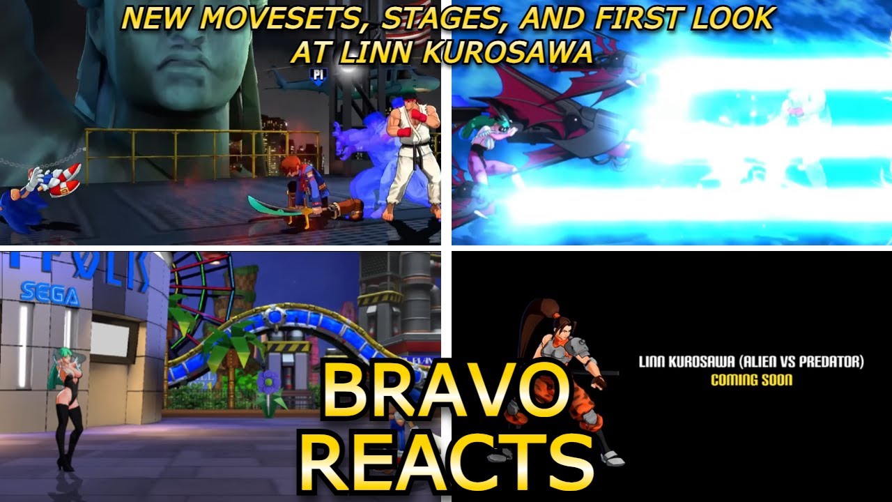 BRAVO REACTS: New MOVES and First Look at LINN KUROSAWA! SEGA vs CAPCOM: The Next Level TRAILER 2026