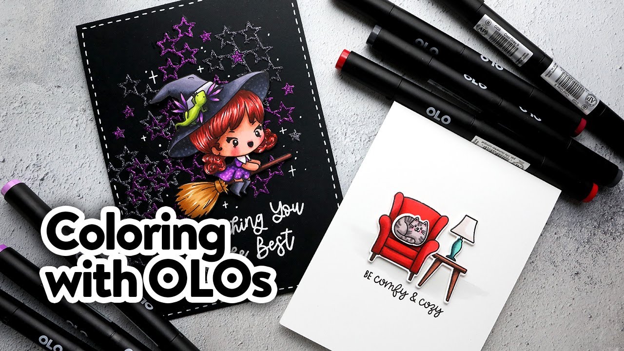 Coloring with OLO Alcohol Markers