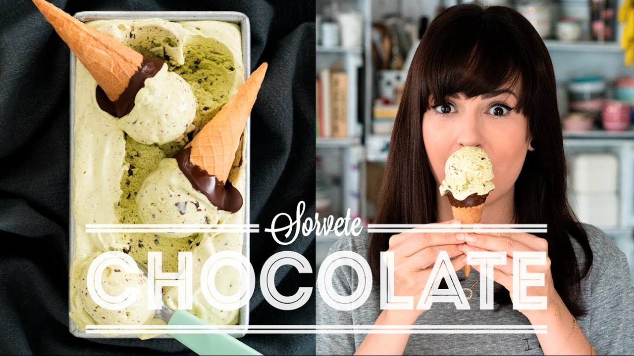 SORVETE DE MENTA COM CHOCOLATE BEM PEDAÇUDO | PÁSCOA | DANI NOCE