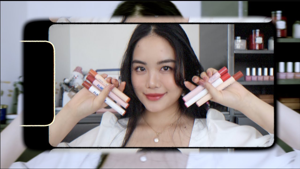 #VLOGMAS 3 : Swatch + Review OFELIA x MIRACLE APO FLAWSOME Glowy Lip | LAN ANH ♡