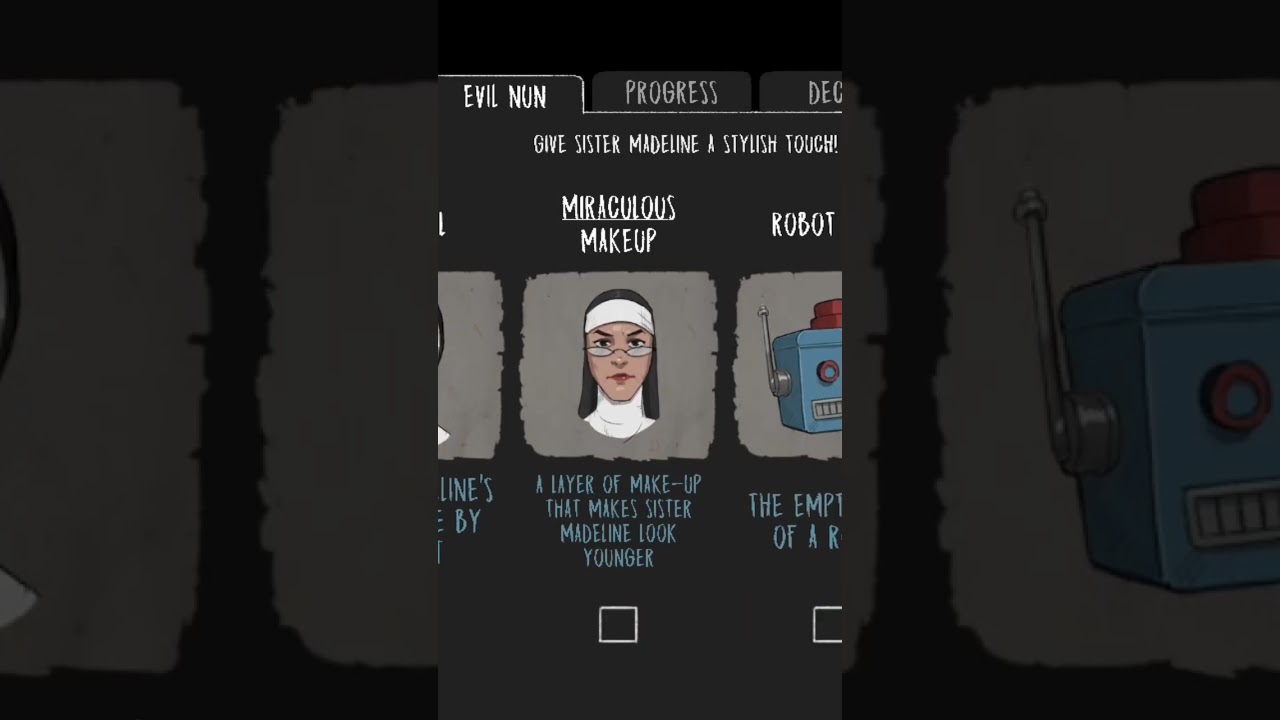 How to unlock all items in evil nun free 