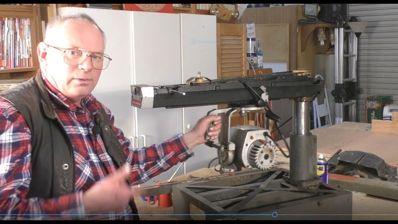 257 Dewalt 2hp radial arm saw barn find restore and review