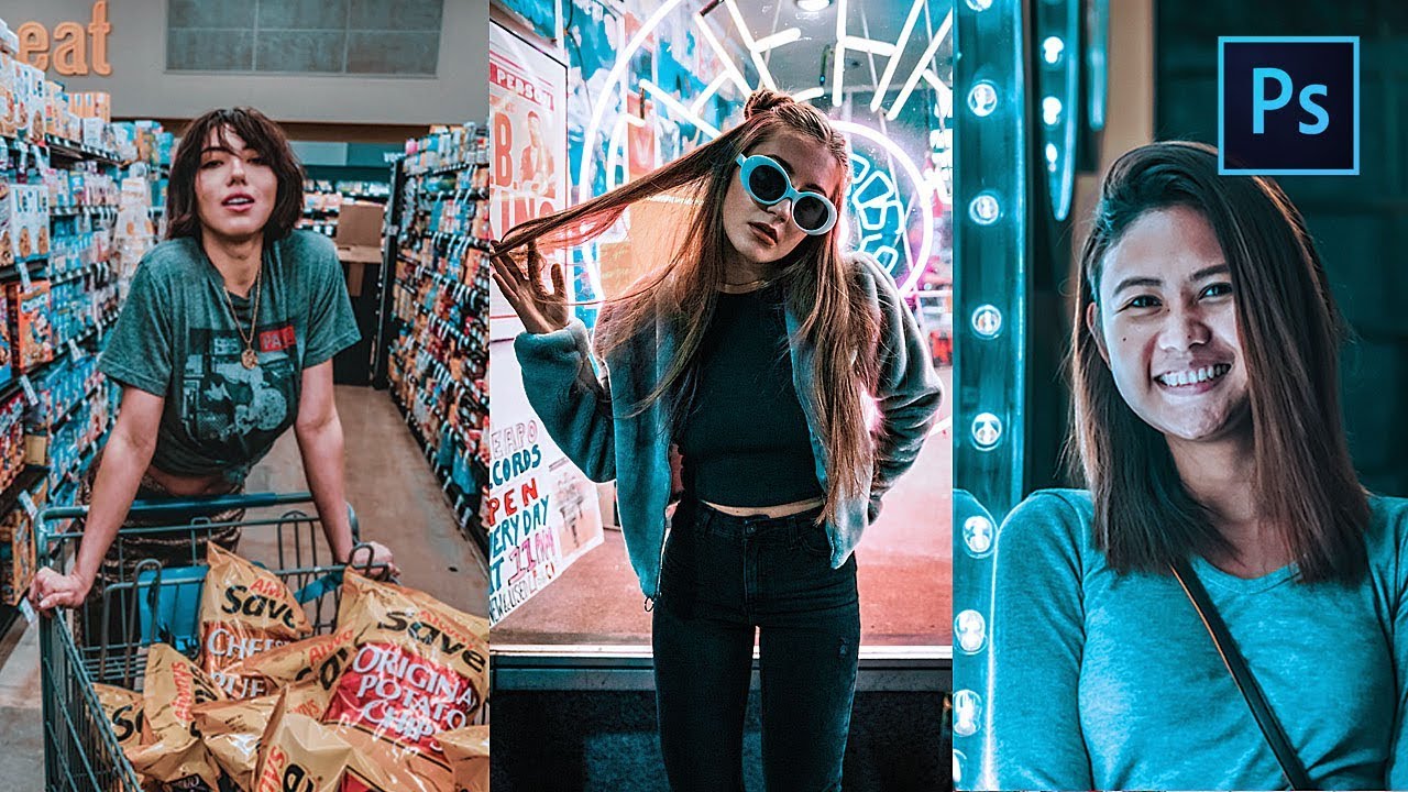[ Photoshop Tutorial ] NIGHT MOOD Color Tone  + FREE PRESET