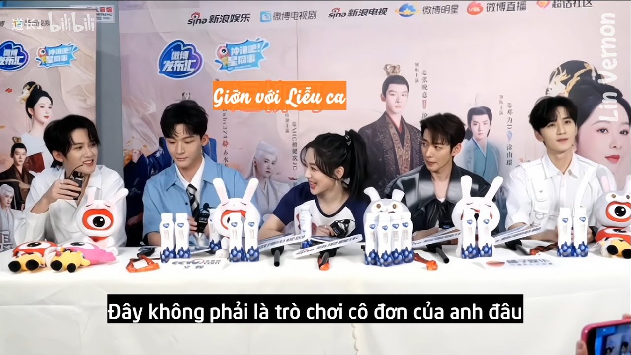 [Vietsub cut] Họp báo phim Trường Tương Tư (Quét lầu Sina) | Tương tác của Dương Tử vs Đàn Kiện Thứ