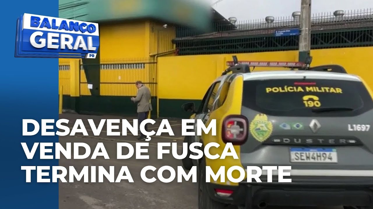 Homem é executado em Curitiba após desavença em venda de Fusca; atirador estava em uma Mercedes