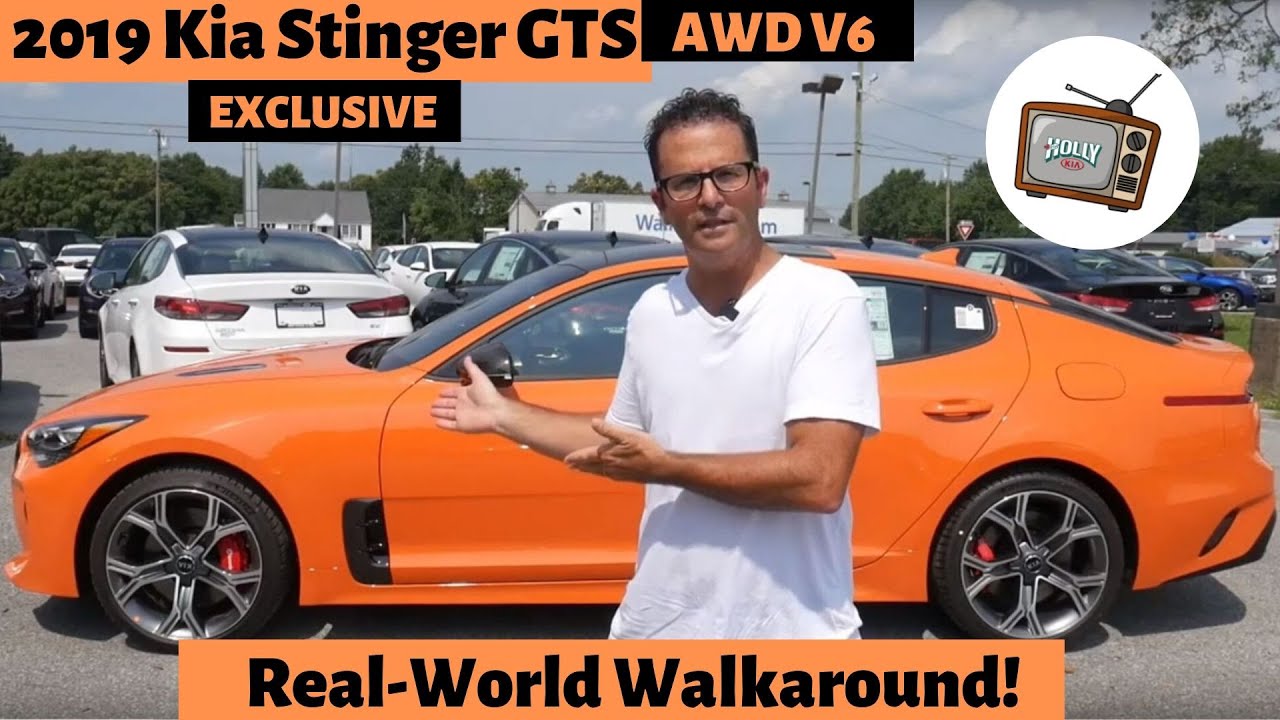 2019 Kia Stinger GTS AWD - Exclusive First Look - Best Walkaround Video - DRIFT MODE