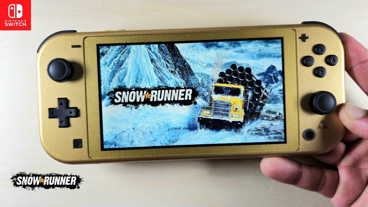 SnowRunner Nintendo Switch Lite Gameplay