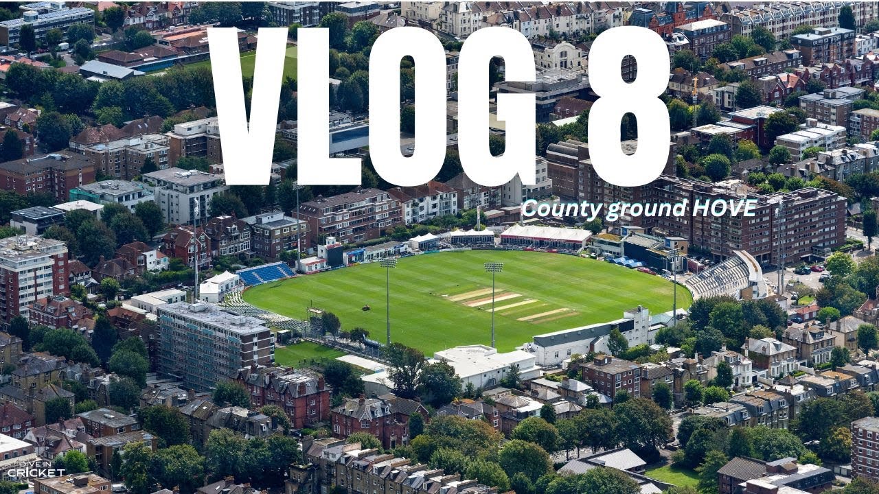 A Day at Hove cricket County Ground - A Cricket Vlog