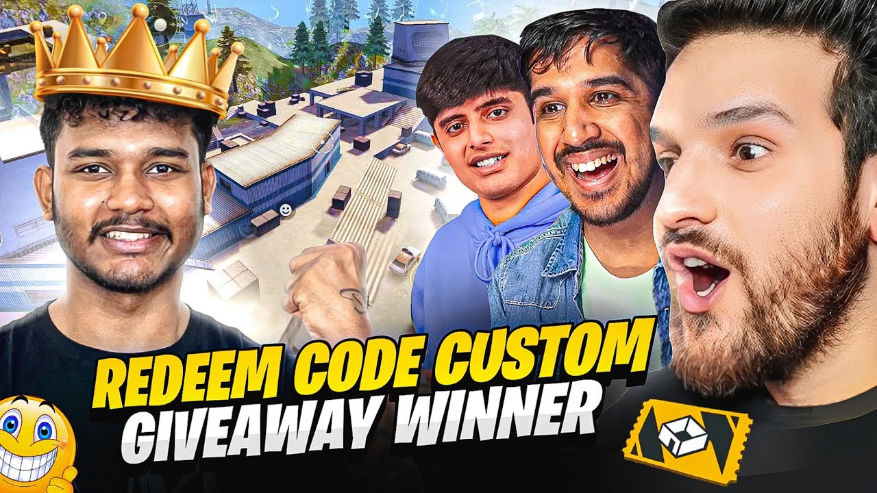 REDEEM CODE 🤑 CUSTOM GIVEAWAY WINNER 🏆 - Garena Free Fire
