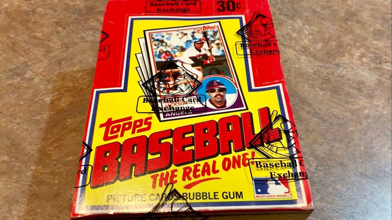 Открытие коробки с бейсбольными картами Topps 1983 года! Поиск карты новичка Хофа (четверг воспом...