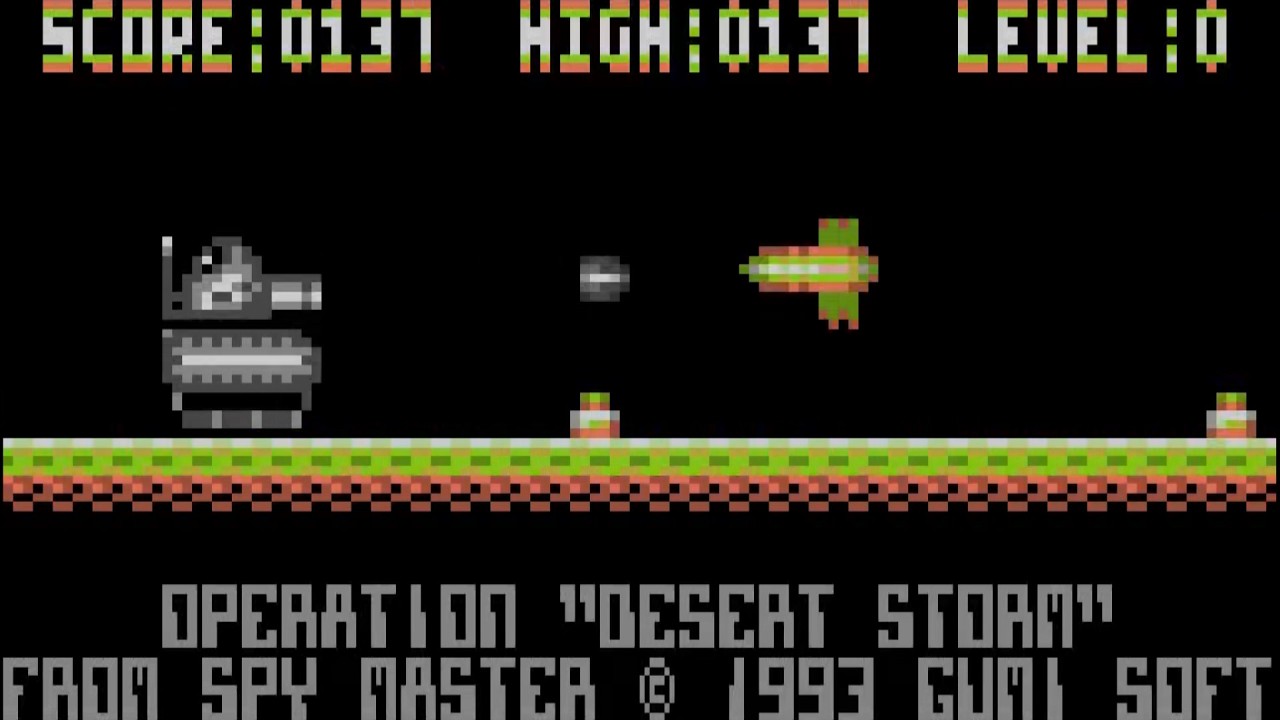 ATARI 8BIT XE XE 800 OPERATION DESERT STORM 93 Spy Master ИЗ КОЛЛЕКЦИИ ШПИОНСКИХ ИГР Gumi Software 4