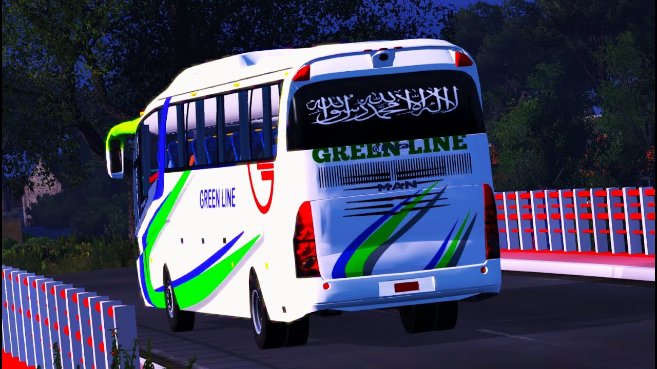 Green Line Bus|Panchagarh To Dinajpur Travel|Mbd V6|Ets 2
