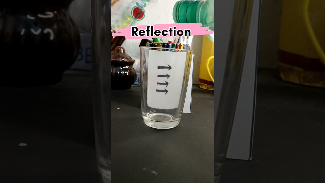 water reflection 🚰 🪞 🫡....#hack #fyp #diy #viral #ytshorts #shorts #water   #art #craft#experiment