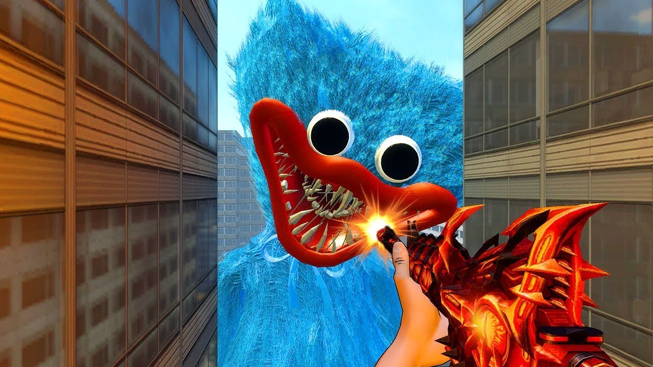 HELP! SCARY HUGGY WUGGY DESTROYS EVERYTHING IN GARRY’S MOD CITY!