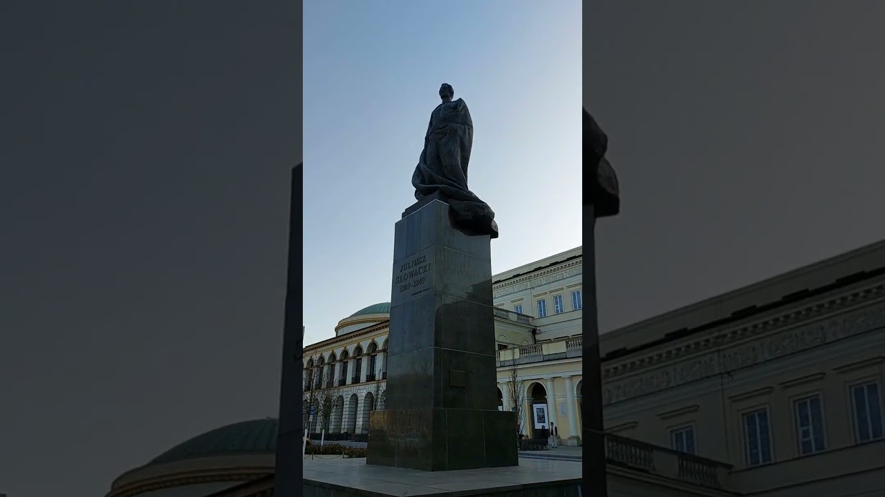 Błękitny Wieżowiec: Spacer po centrum Warszawy 4K #PlacBankowy #BłękitnyWieżowiec#WarsawCity