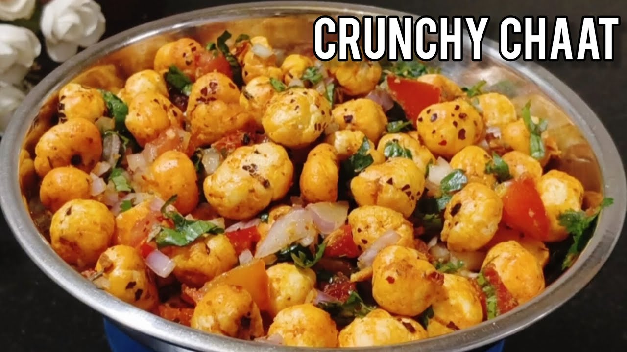 Crunchy Makhana Chaat | Fox Nut Chaat Recipe | Perfect Tea-Time Snack | Chaat Recipe 