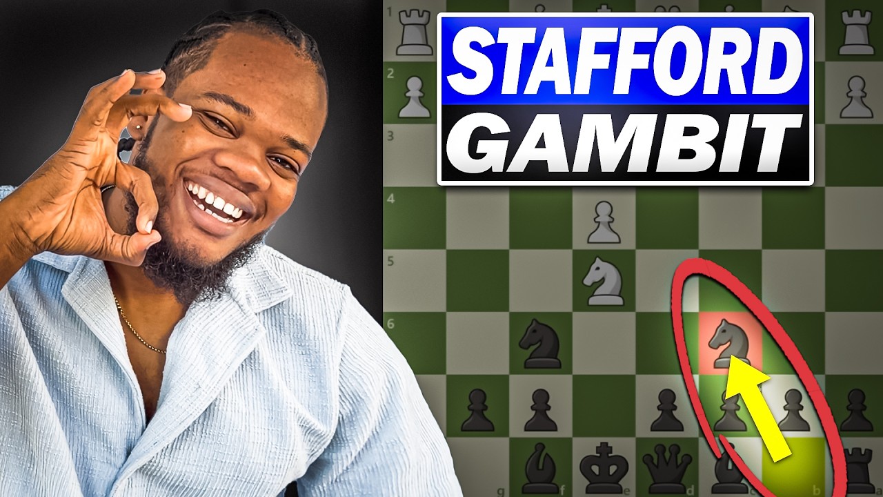 Every Move is a TRAP in this Opening Against 1.e4 | Stafford Gambit
