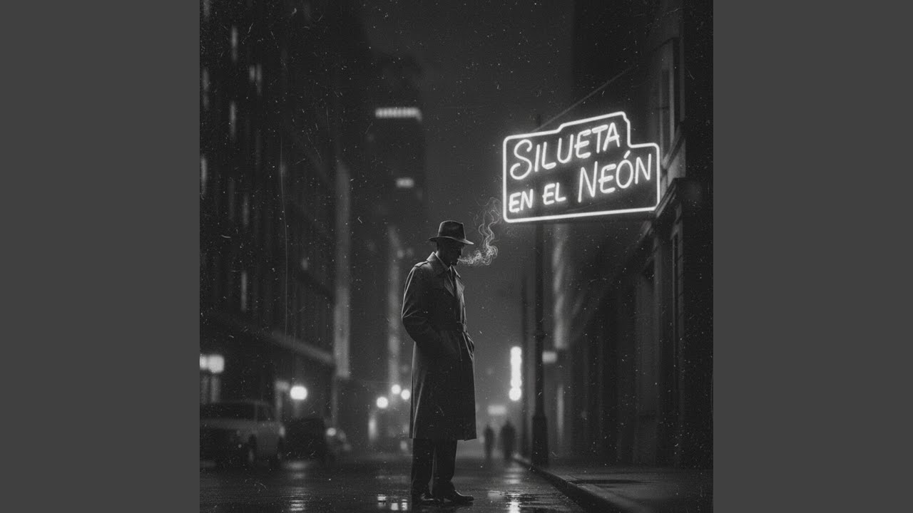Silueta en el Neón