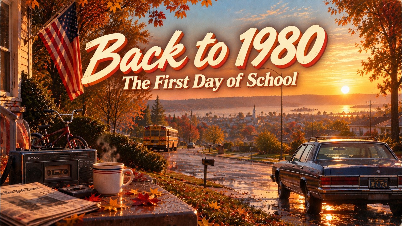 BACK TO 1980 📚 The First Day of School | Synthwave & Vaporwave Nostalgic Mix