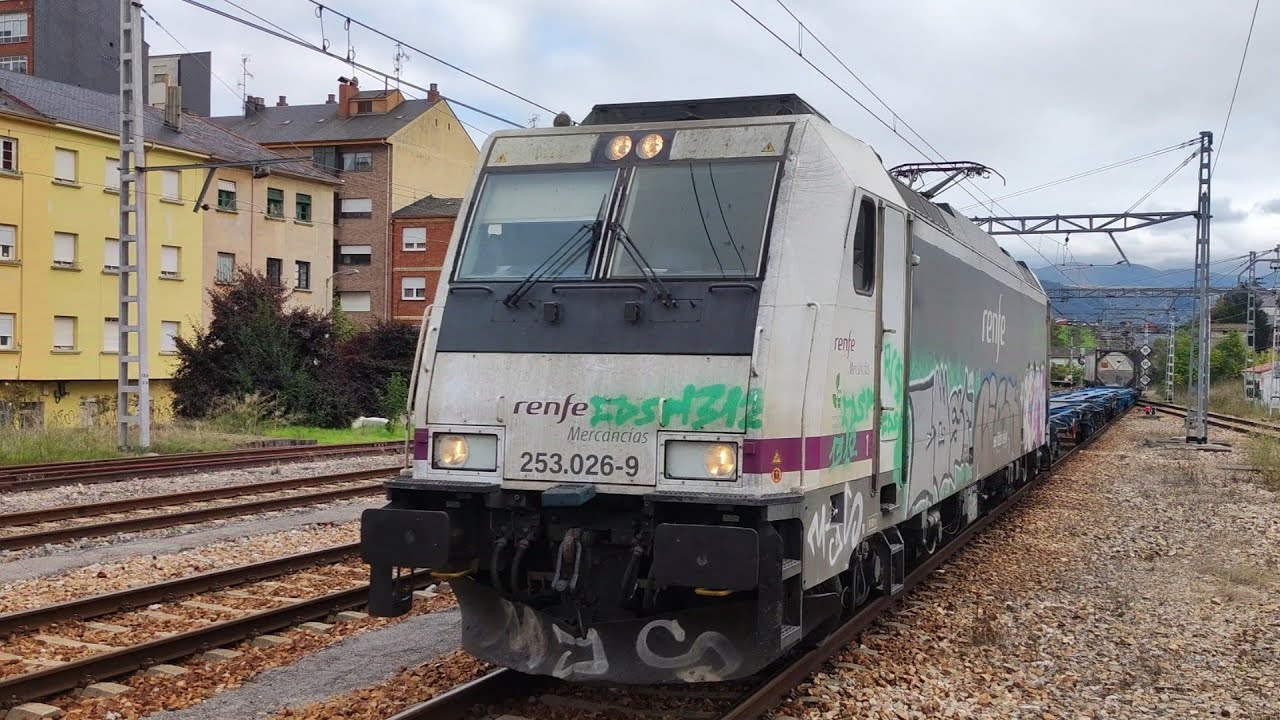 Recopilación de circulaciónes de las locomotoras 253 de Renfe Mercancías (traxx)