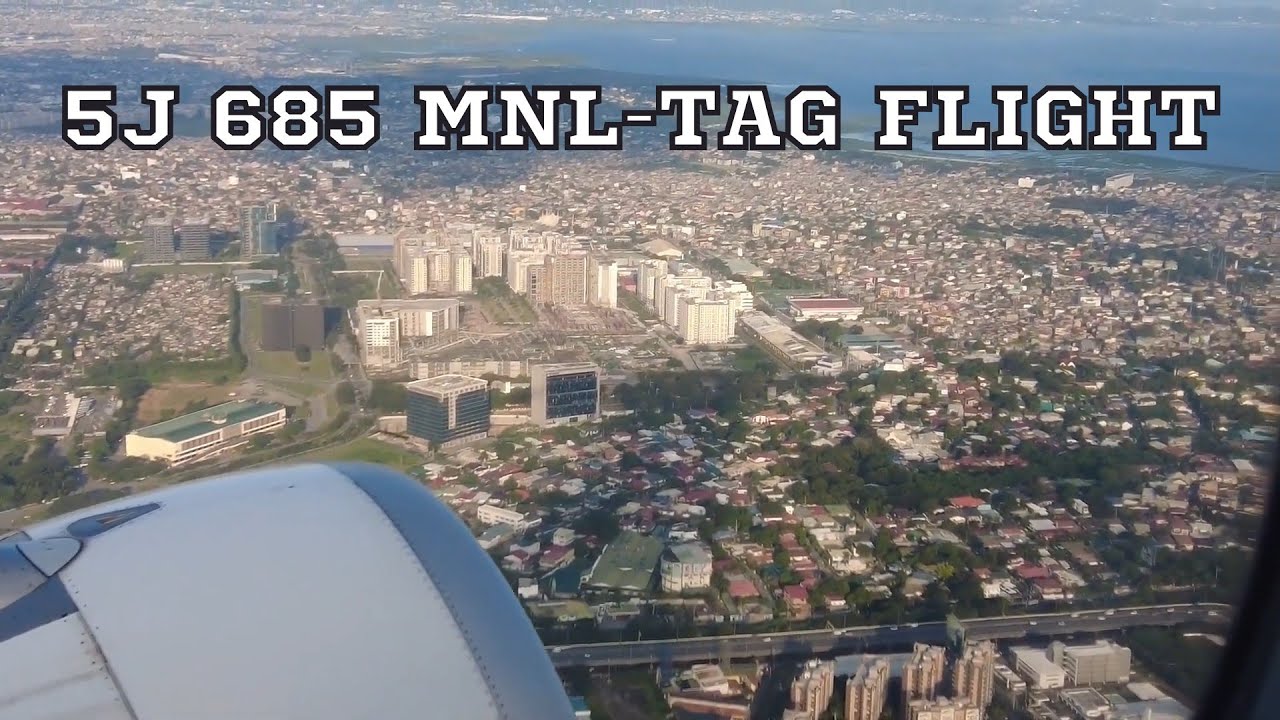 Cebu Pacific Flight 5J 685 Takeoff, Cruising, and Landing ASMR Video