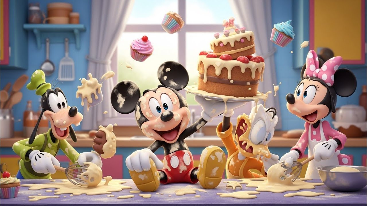 Mickey Mouse & Friends’ CRAZY Baking Challenge! 🍰😂