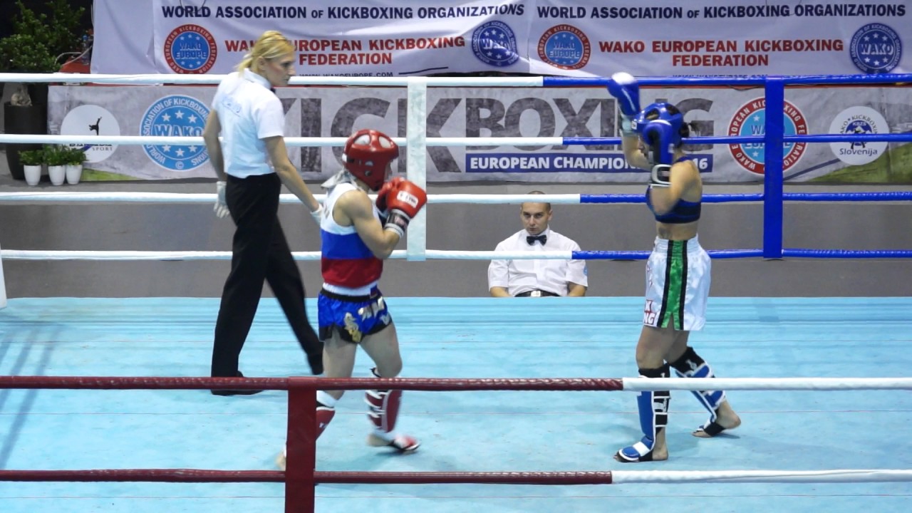 VILCHINSKAIA IRINA (RUS) vs DIMOVA PLAMENA (BUL) K1 final WAKO 2016
