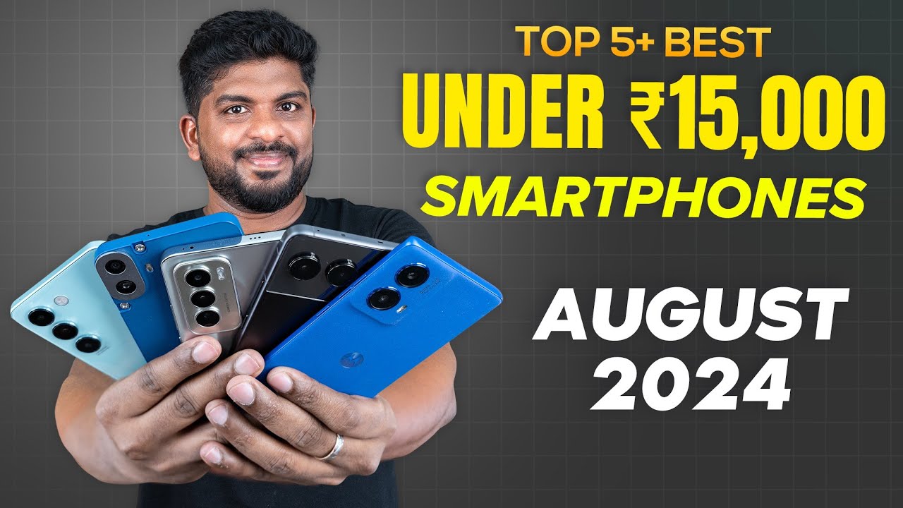Top 5+ Best 5G Smartphones Under ₹15000 Budget ⚡ August 2024 In Tamil