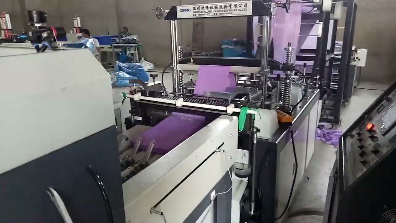 sac polypropyl&egrave;ne nonwoven 20 pi&egrave;ces presse automatique #polypropylene #production