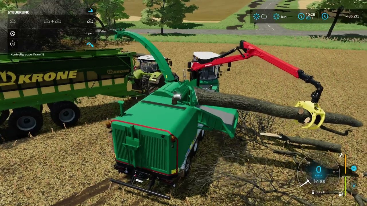 Landwirtschafts Simulator 22 #025 H&auml;cksel LKW h&auml;ckselt Hackgeschnetzeltes #twitch #lws22