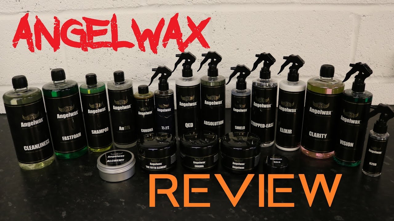 Angelwax Brand Review - Featuring H2go vision enigma angel 5th element ti22 halo corona