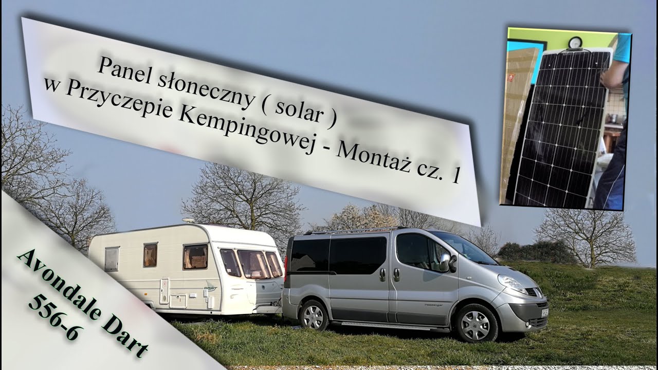 Panel słoneczny /solar/ w Przyczepie Kempingowej (cz.1)  #19