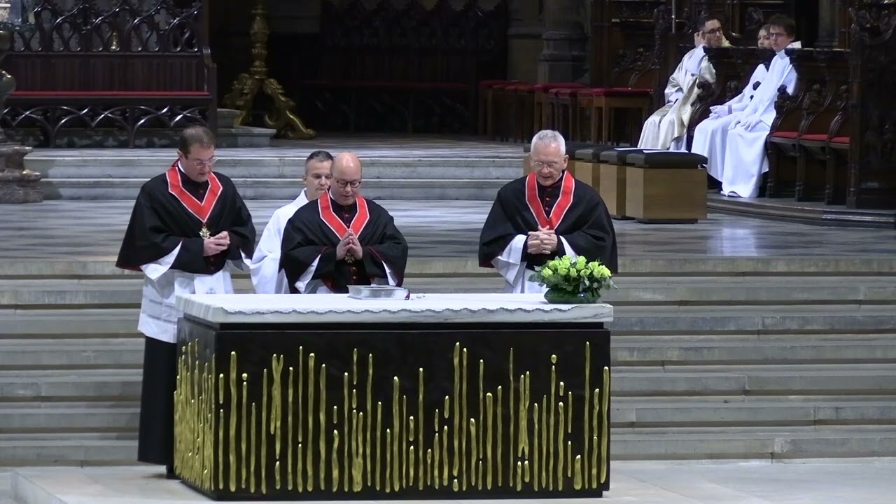 Installation de trois nouveaux chanoines à la cathédrale de Metz