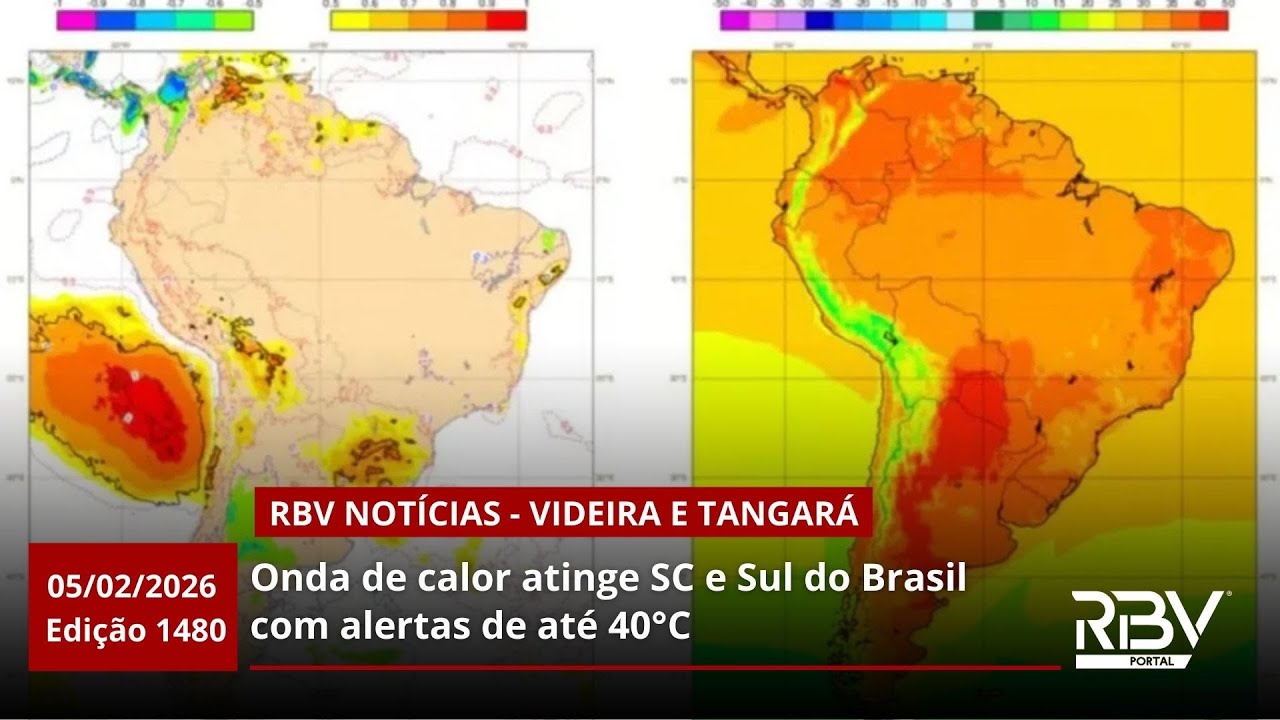 RBV Notícias Videira e Tangará - 05/02/2026 - Edição 1480