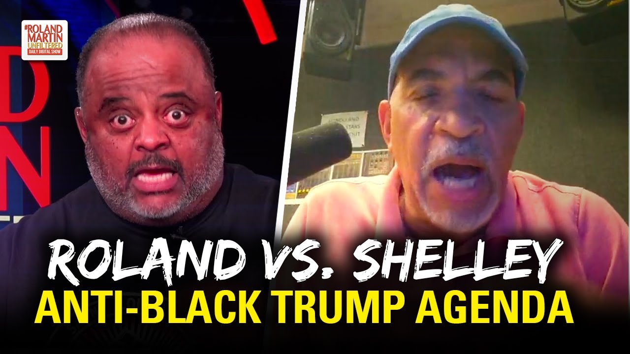 Roland, Shelley Wynter CLASH Over Trump's Anti-Black Agenda, Black Conservative Silence