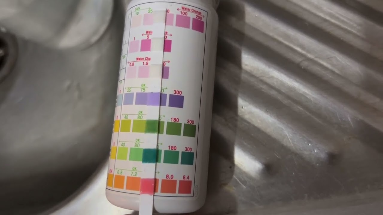 Analizemos agua del grifo de osmosis y de desecho de osmosis ph gh kh