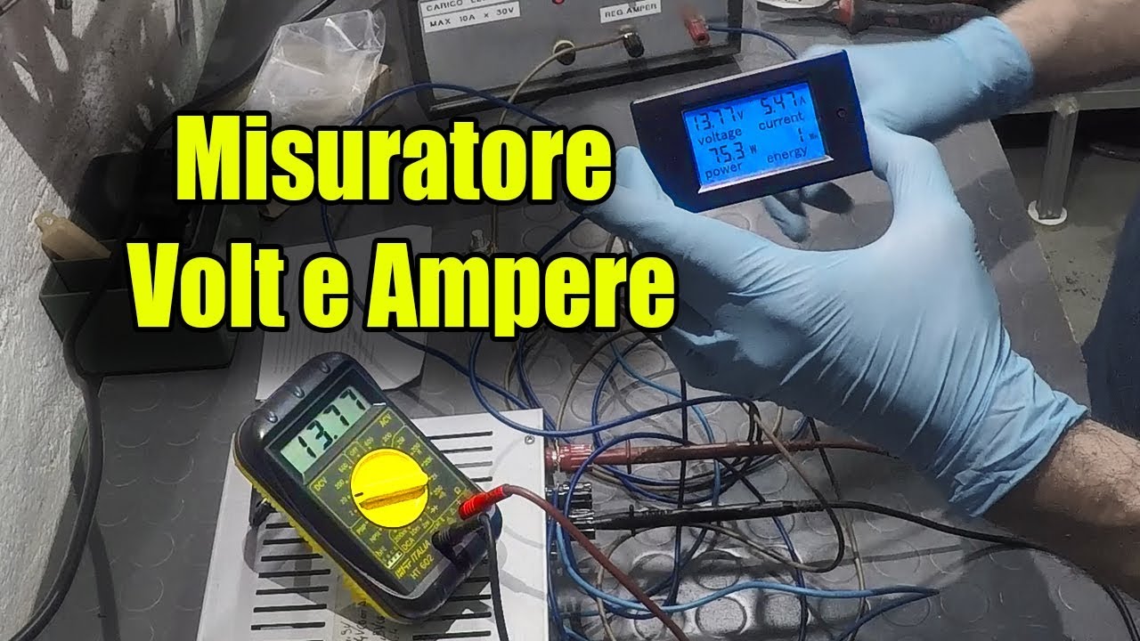 Misuratore Volt e Ampere Digitale