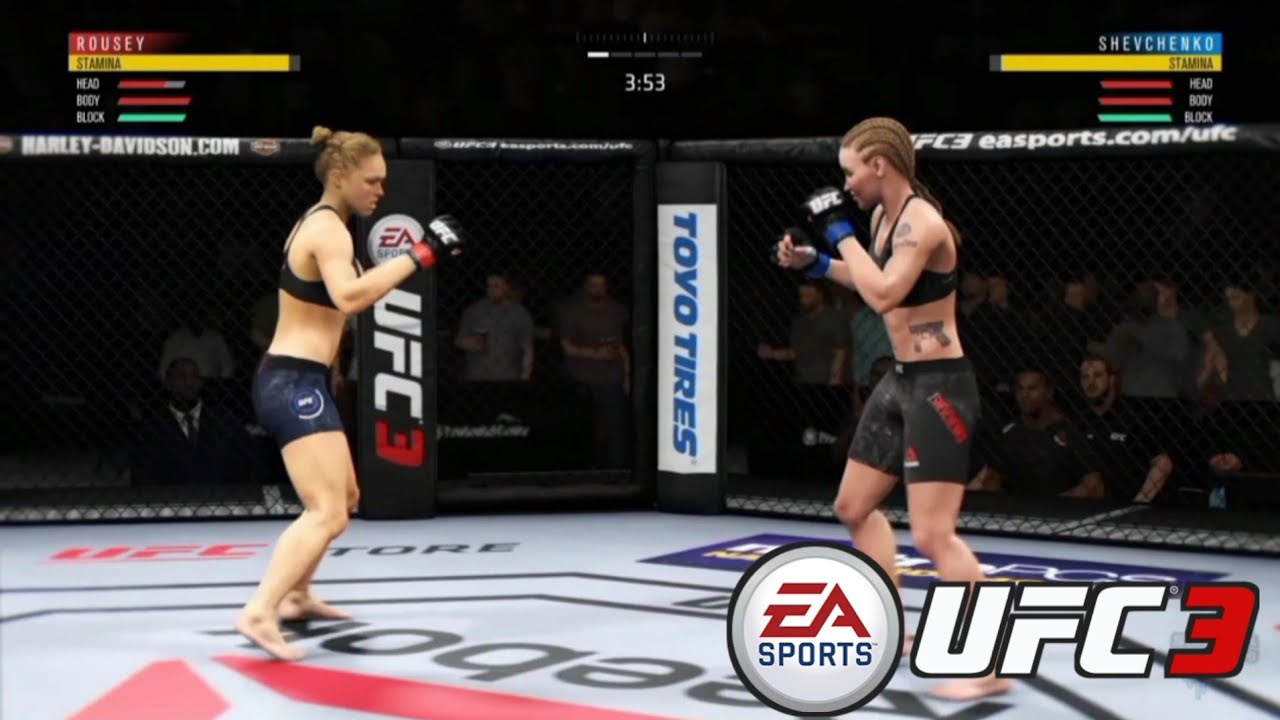 UFC 3 | Ronda Rousey vs Valentina Shevcenko | difficulty pro