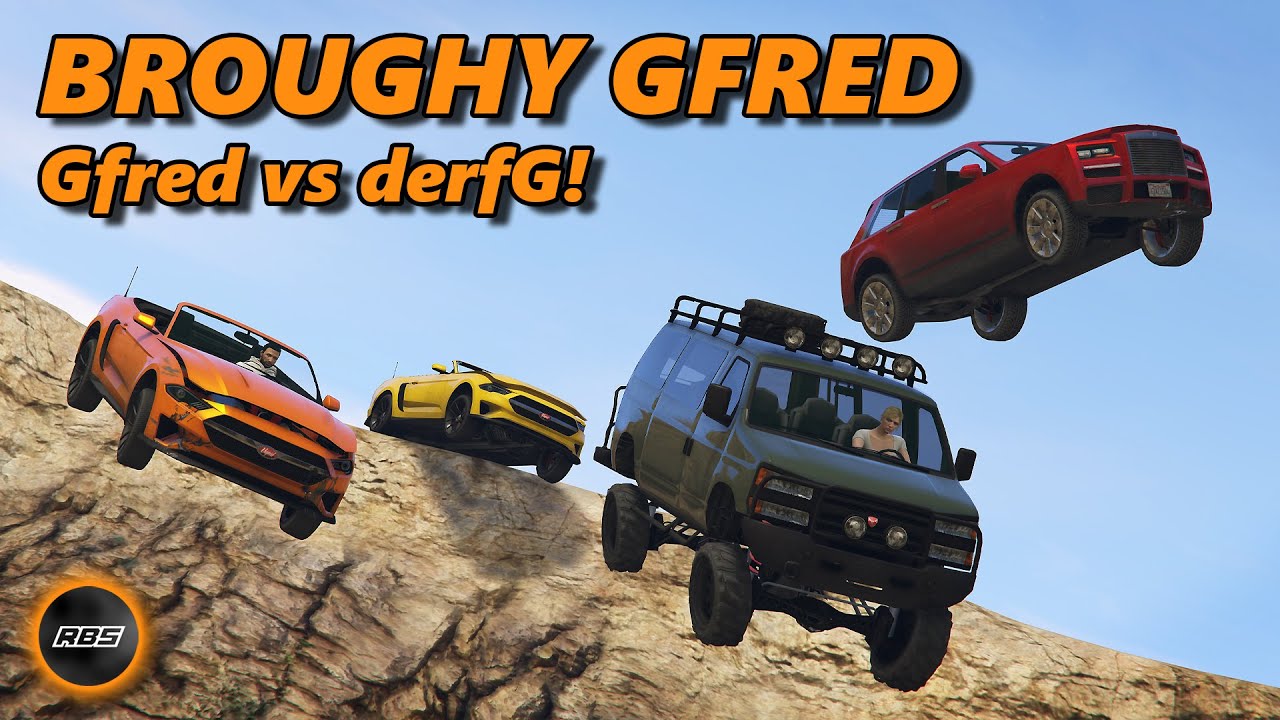 Super Close Gfred vs derfG Finish! - Broughy Gfred #67 GTA 5