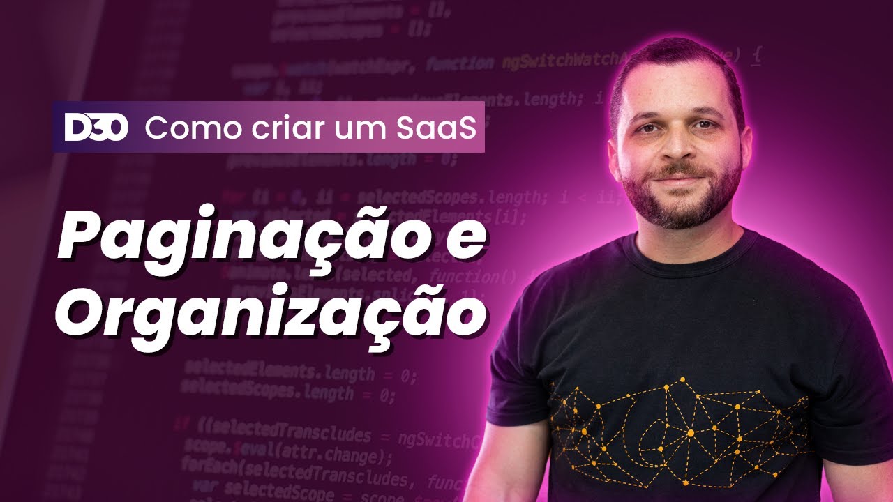 Ajustes na pagina&ccedil;&atilde;o e organiza&ccedil;&atilde;o do c&oacute;digo | Como criar um SaaS do zero P16