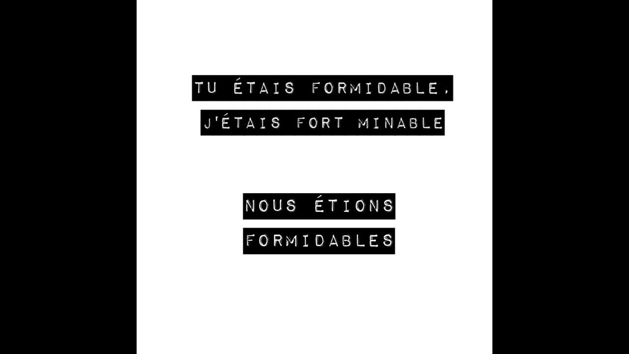 Imparfait