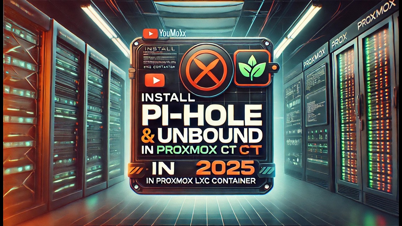 Learn how to install Pi-hole and Unbound inside a Proxmox LXC container in 2025