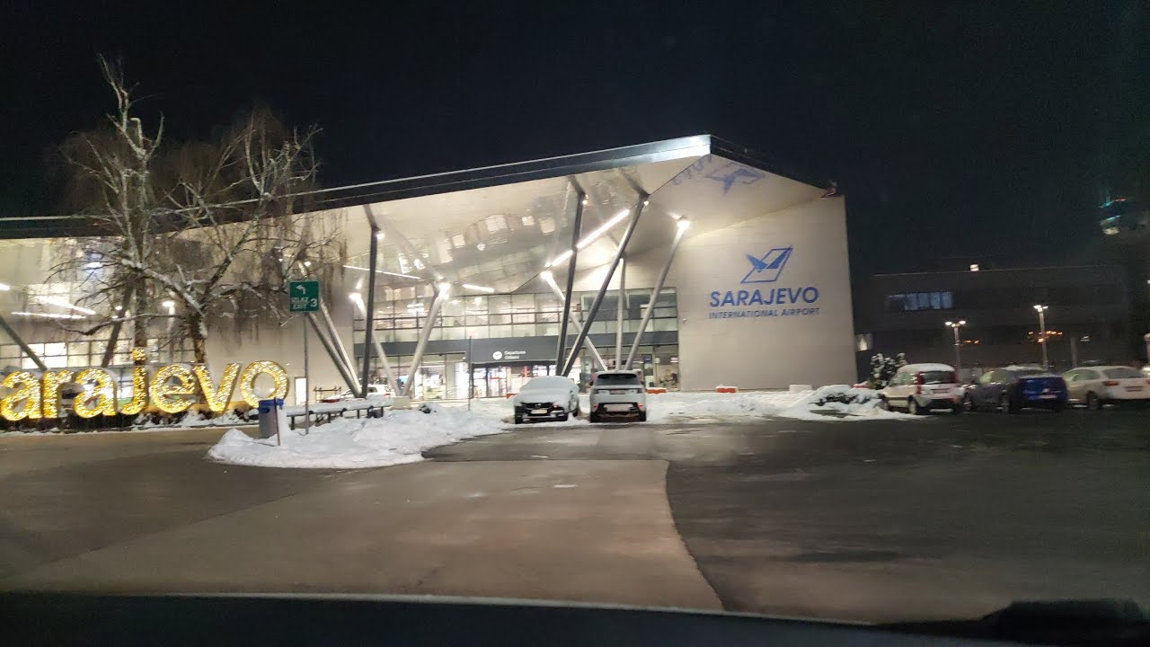 Kako izgleda Aerodrom u Sarajevu noću u 23 sata