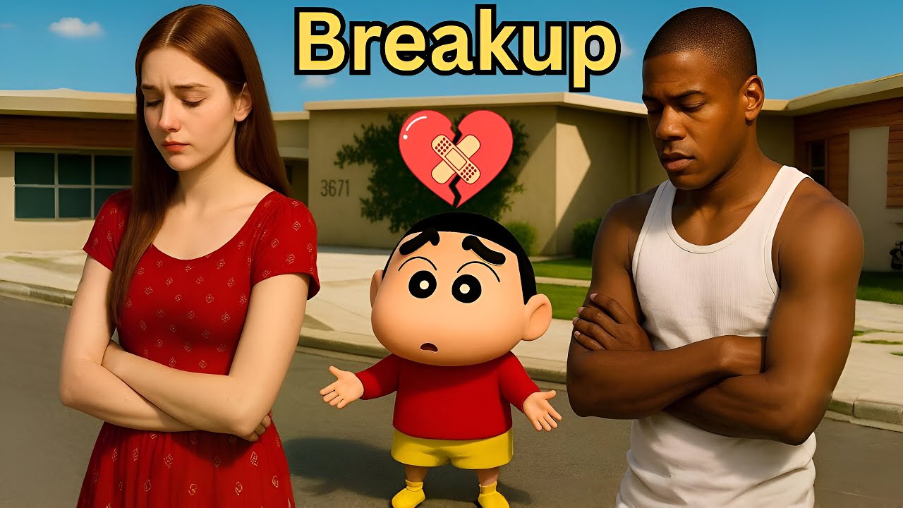 GTA 5: Shinchan Solves Asuran & Anjala Breakup💔| Emotional Love Story | GTA Mods Tamil