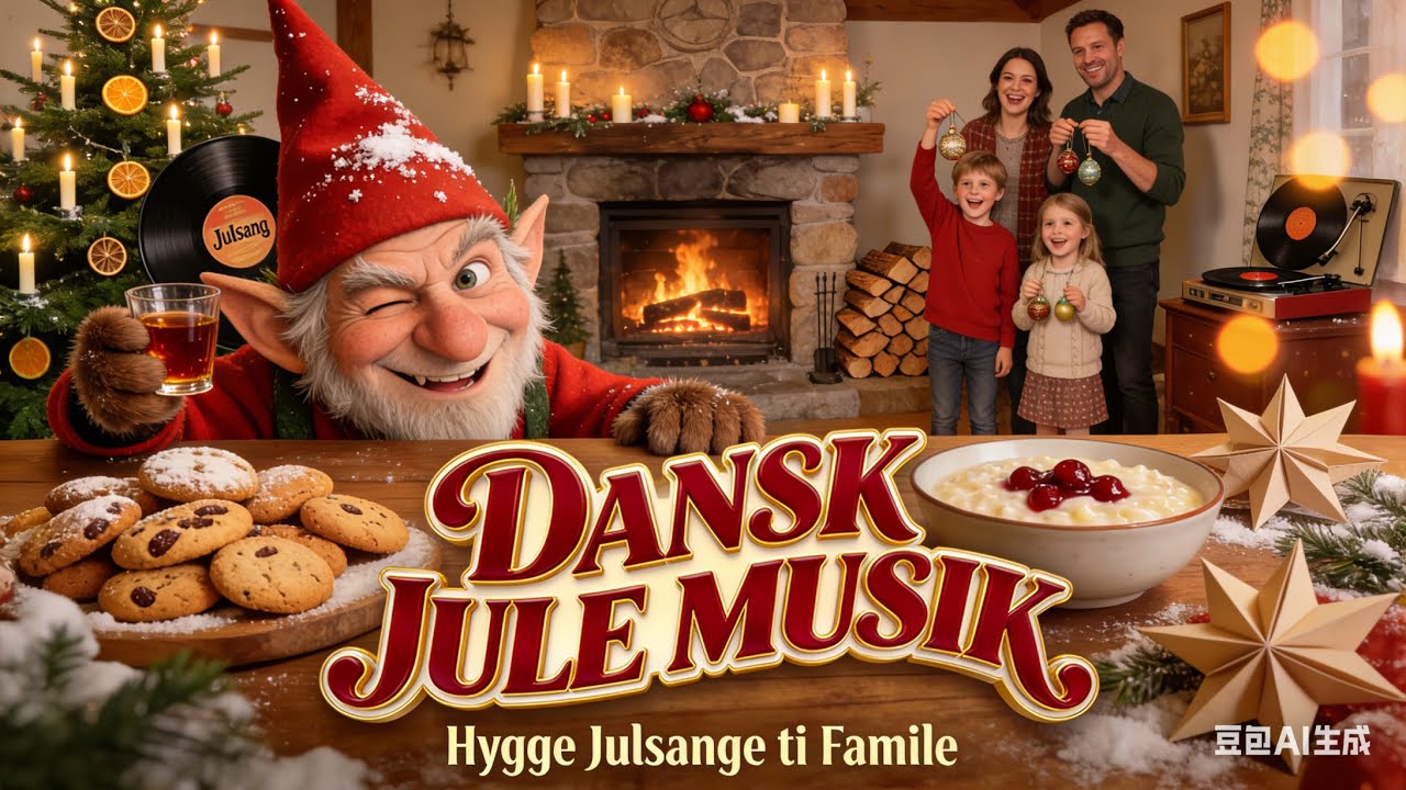 Nonstop Dansk Jule Musik – Perfekt til Julehygge 🎅