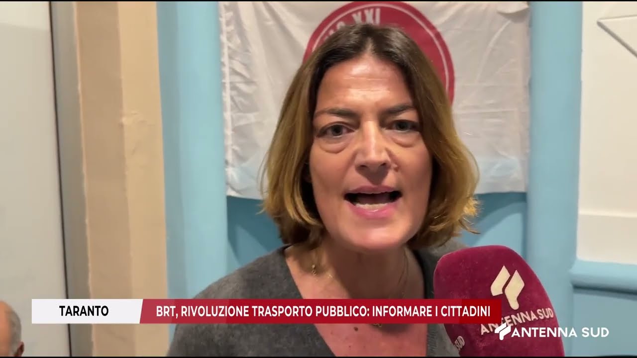 02 MARZO 2026   TARANTO   BRT, RIVOLUZIONE TRASPORTO PUBBLICO   INFORMARE I CITTADINI