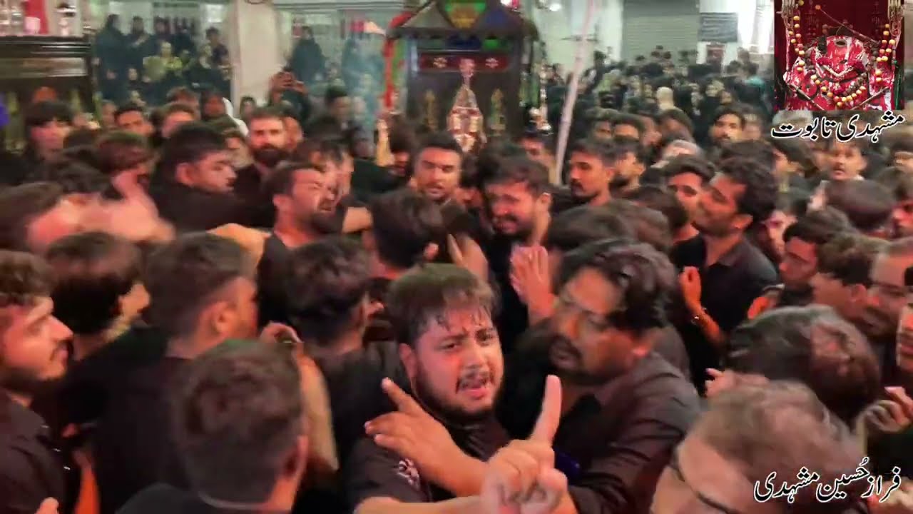 Subha e aashura anjuman e hussain as jeet gaye pursaadari bara imam bargah kharadar Karachi