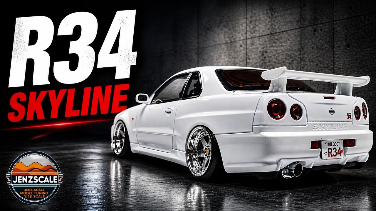 China-Diecast Skyline R34 für 30 € – Kann man daraus was Geiles bauen? #diecast #tuning
