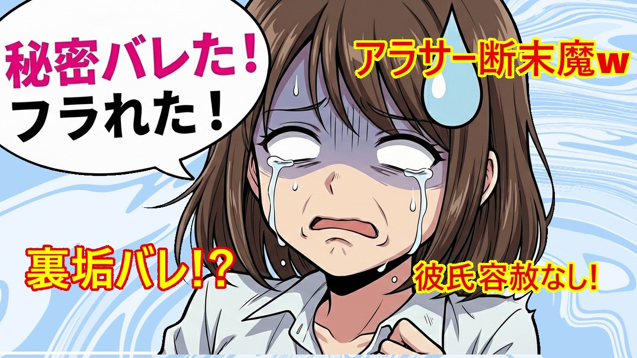 【修羅場　SNS】女(27)さん、裏垢バレて無事終了ｗ　全部バレた彼女『彼氏の悪口も、彼に内緒で参加してた合コンも全部バレた・・』　→切る捨てる彼氏『お前はもう俺に近づくな！』　→女さん宅に警察訪問ｗ